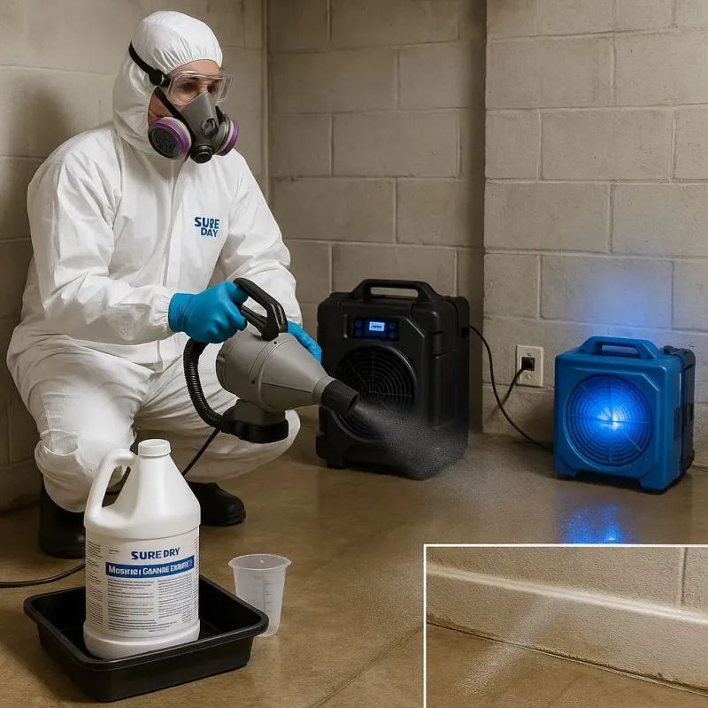 Sanitization and Odor Removal process in Cumberland Head, NY