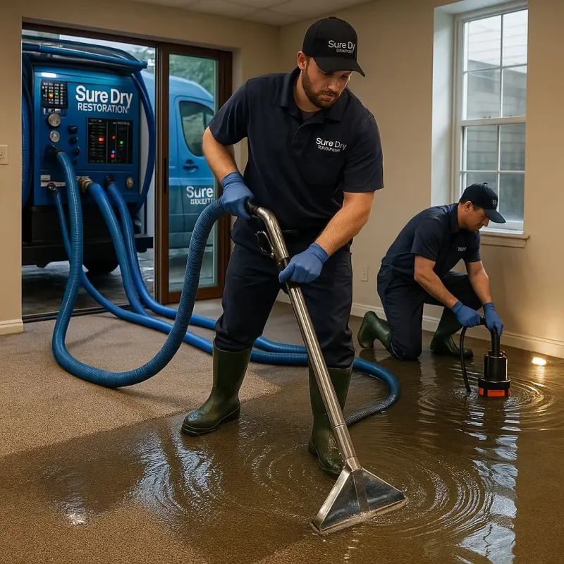 Water Extraction and Removal process in Cumberland Head, NY
